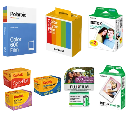 Polaroid Fujifilm Kodak Film Collection