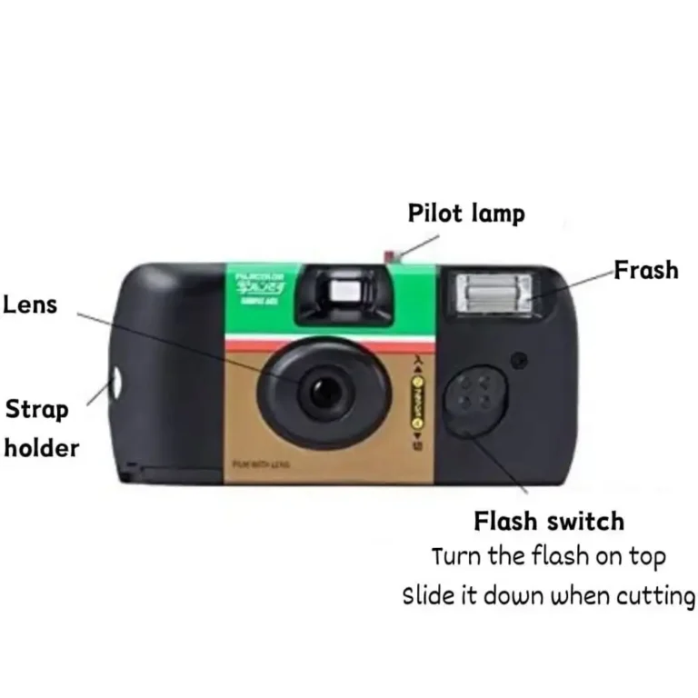 Fujifilm Simple Ace Single Use Camera Film 27 Exp Key Function