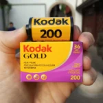 Roll of Kodak Gold 200 35mm film.