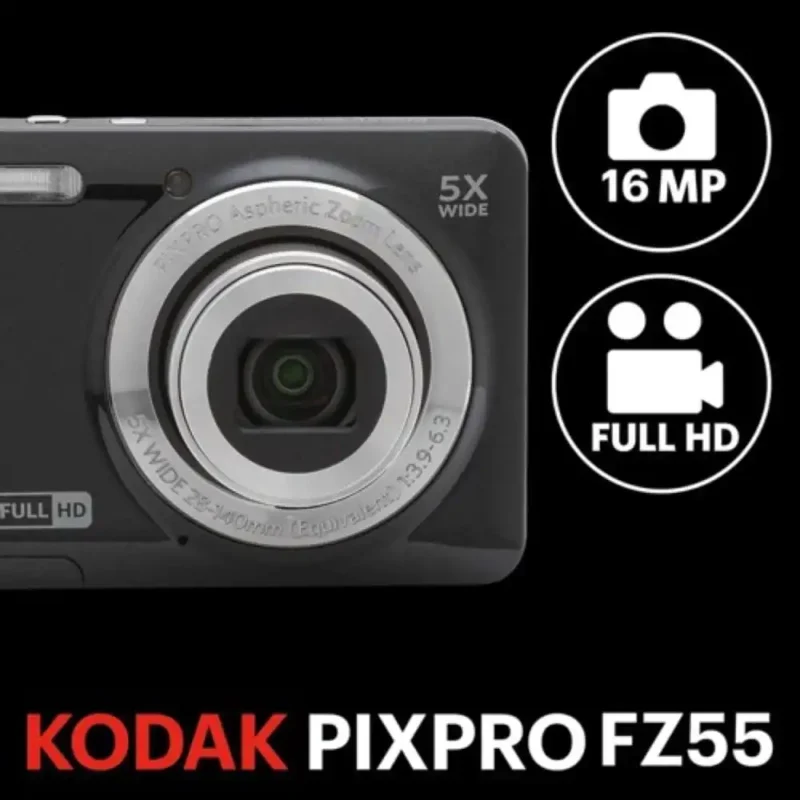 Kodak PIXPRO FZ55-Friendly Zoom Compact Digital Camera Black -Function