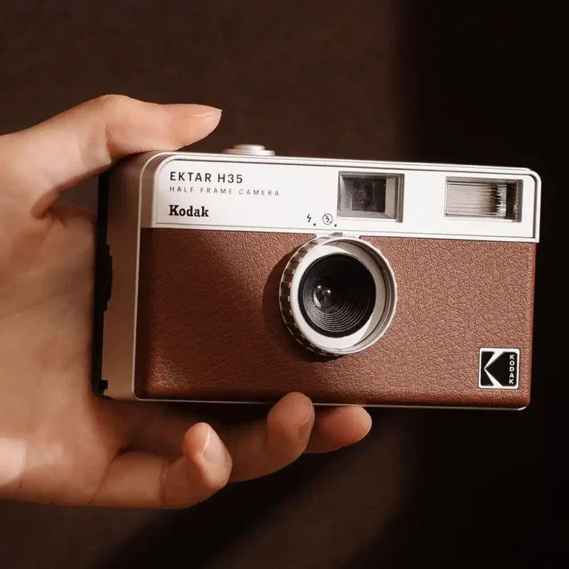 Kodak Estar H35 Half Frame 35mm Film Camera Brown Photo