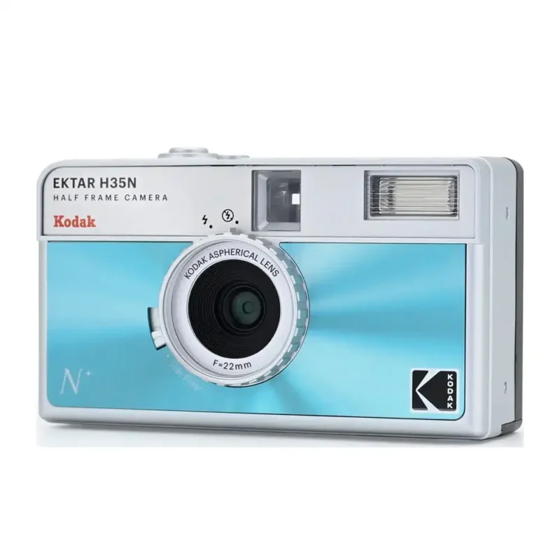 Kodak Estar H35N Half Frame 35mm Film Camera Blue Front Photo Preview