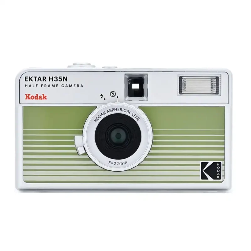 Kodak Estar H35N Half Frame 35mm Film Camera Green Front Photo Preview