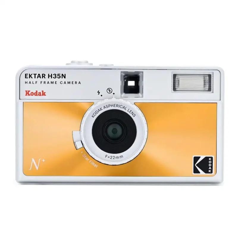 Kodak Estar H35N Half Frame 35mm Film Camera Orange Front Photo Preview