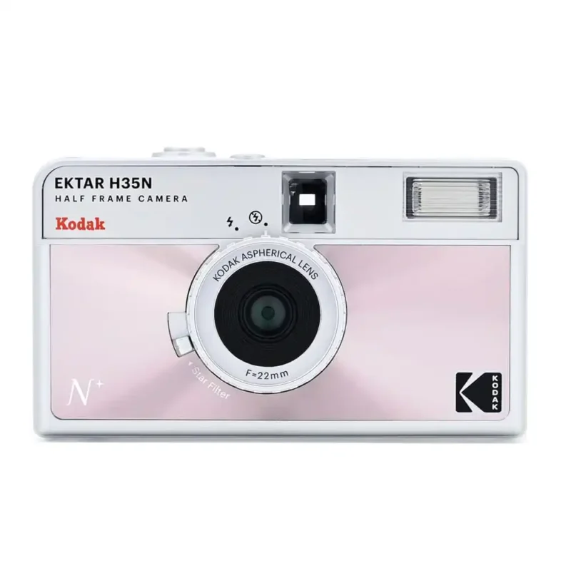 Kodak Estar H35N Half Frame 35mm Film Camera Pink Front Photo