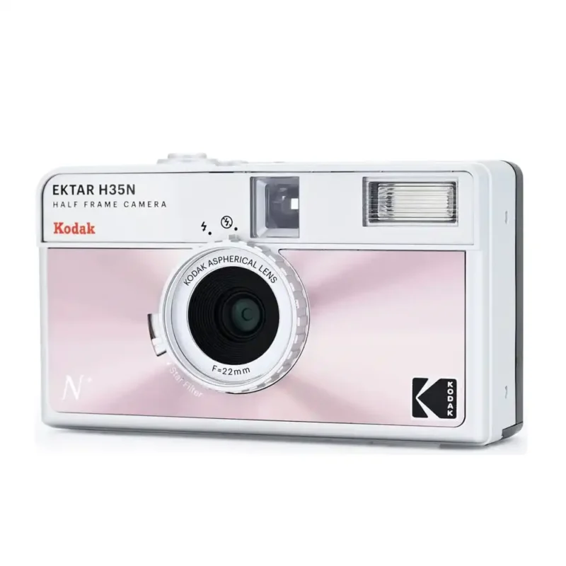 Kodak Estar H35N Half Frame 35mm Film Camera Pink Front Photo Preview