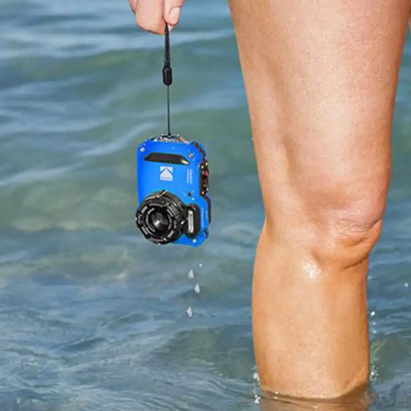 Kodak PIXPRO WPZ2 waterproof camera capturing vibrant coral reef underwater